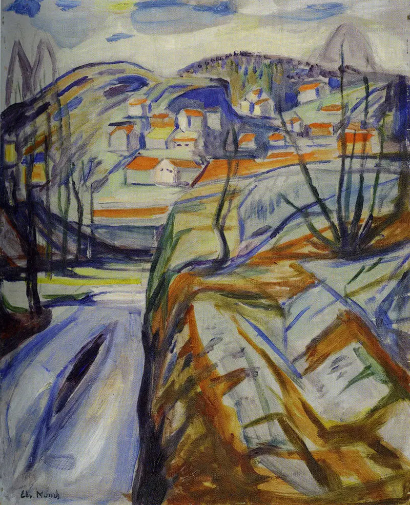 Kragerø ในฤดูใบไม้ผลิ - Edvard Munch