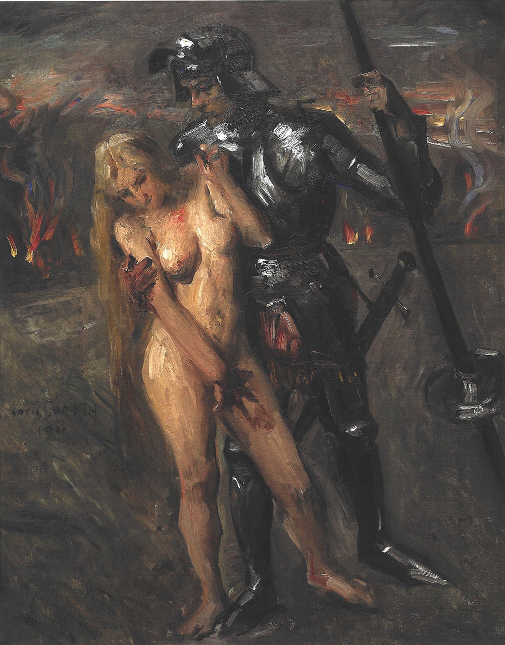 Kriegsbeute - Lovis Corinth image 1 reproduction artisanale de tableau
