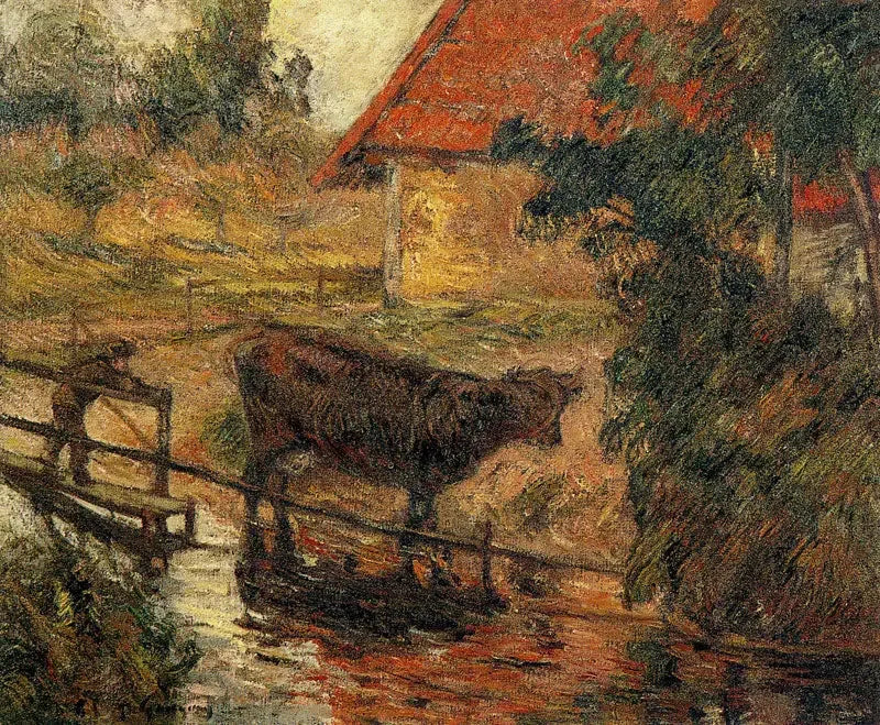 L'Abreuvoir II - Paul Gauguin