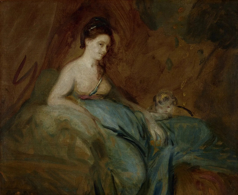 นักแสดงหญิง Kitty Fisher ในบท Danae - Joshua Reynolds