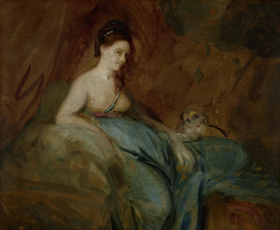 นักแสดงหญิง Kitty Fisher ในบท Danae - Joshua Reynolds
