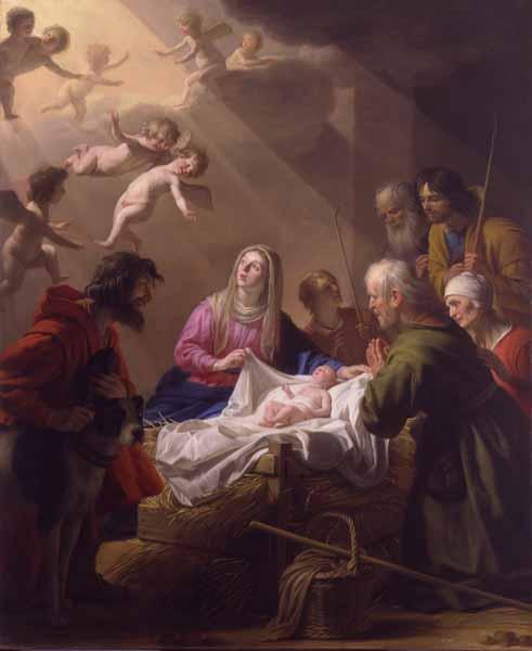การนมัสการของคนเลี้ยงแกะ - Gerrit van Honthorst