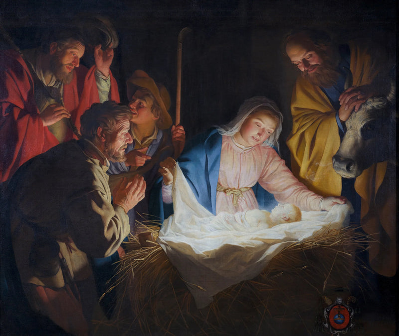 การนมัสการของคนเลี้ยงแกะ - Gerrit van Honthorst