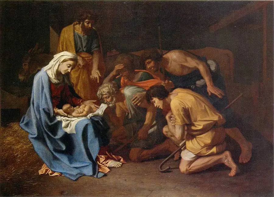 การนมัสการของคนเลี้ยงแกะ - Nicolas Poussin