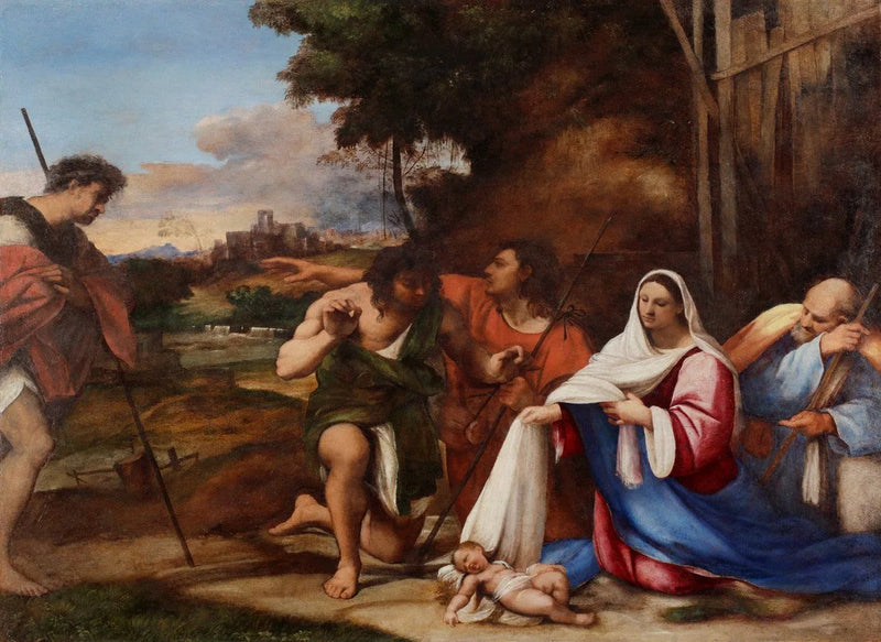 การนมัสการของคนเลี้ยงแกะ - Sebastiano del Piombo