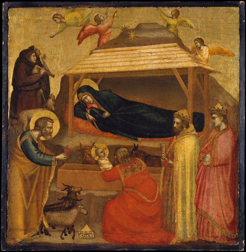 บูชาพระกษัตริย์ผู้ชายน้อย - Giotto
