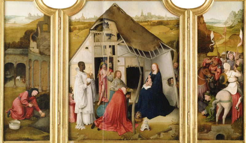 L'Adoration des mages - Hieronymus Bosch