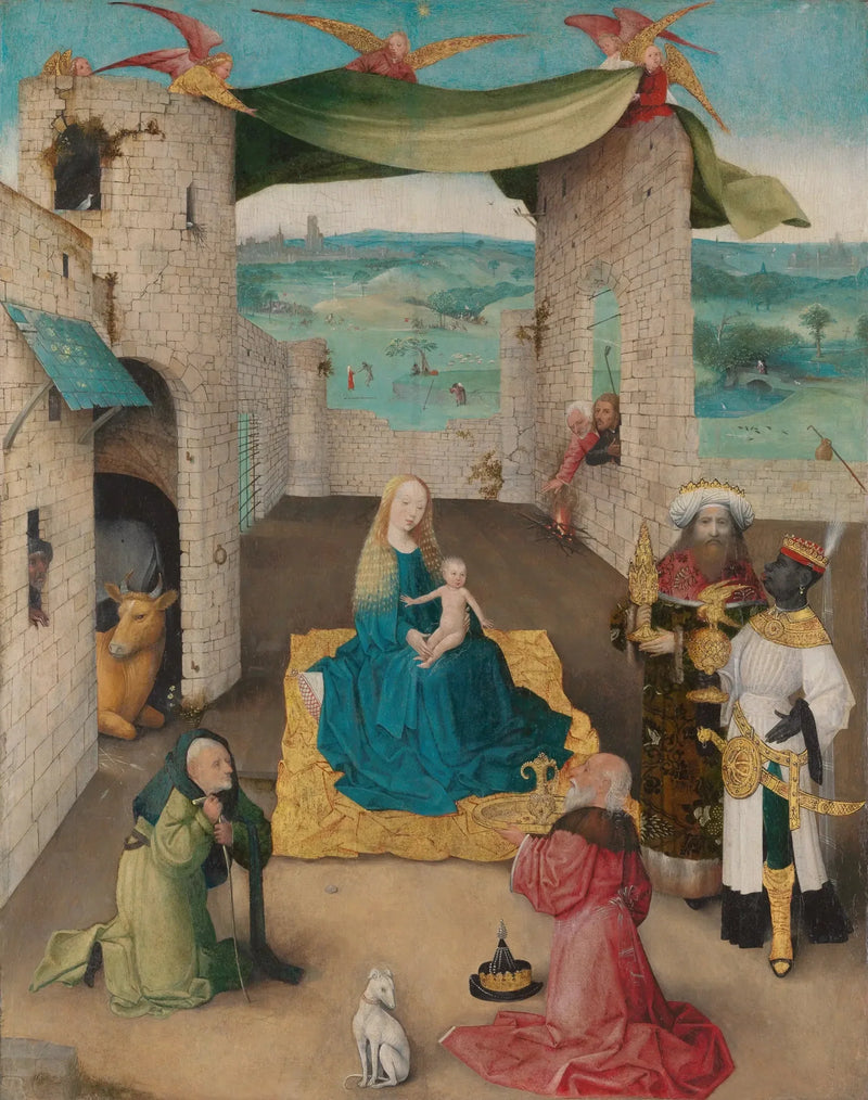 การบูชาของนักมายากล - Hieronymus Bosch