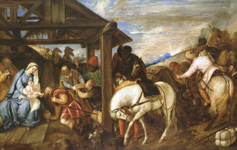 การบูชาของพระราชา - Titian