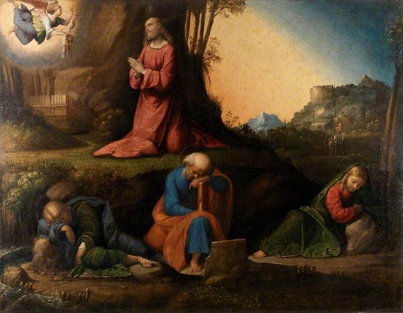 L'agonie dans le jardin - Benvenuto Tisi