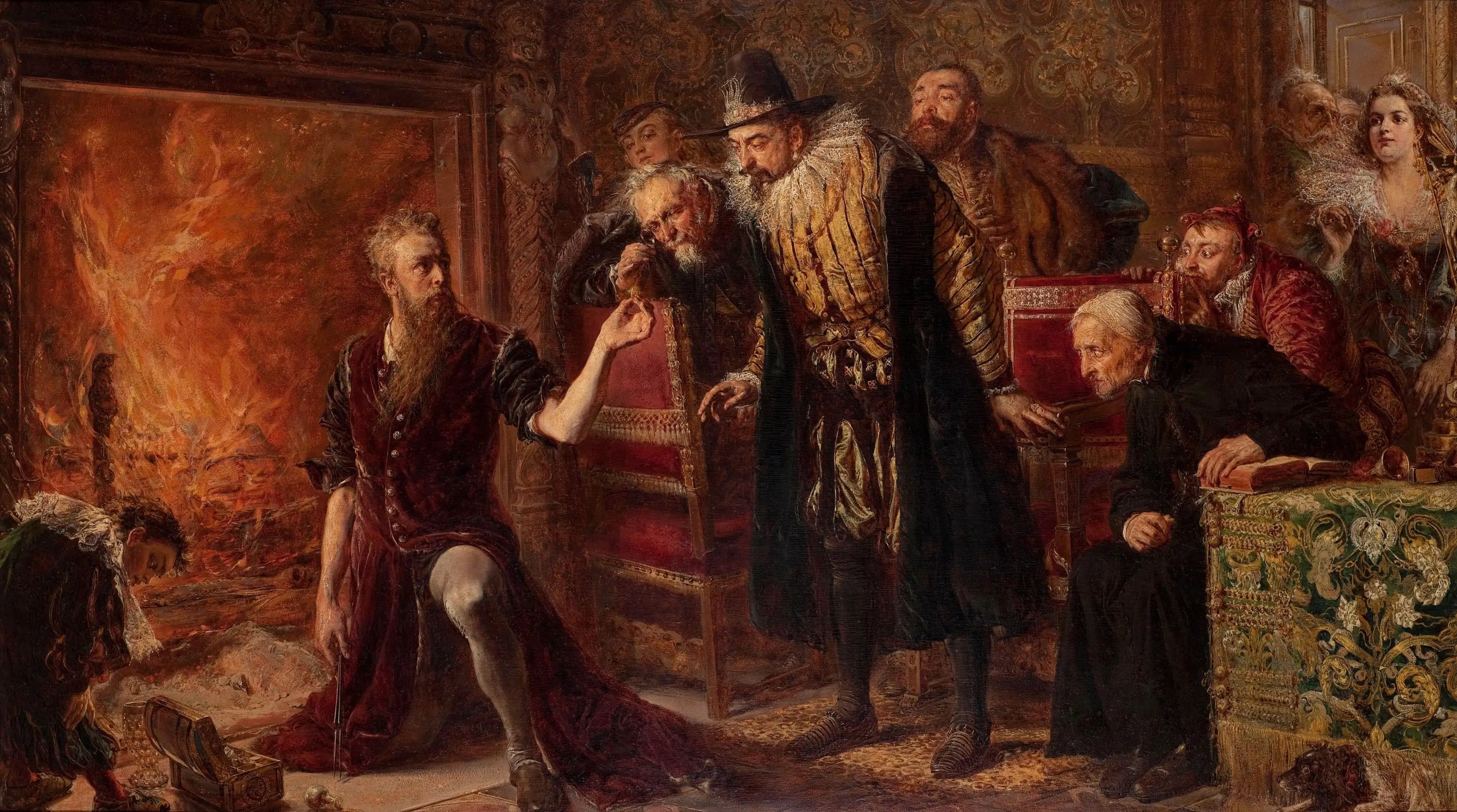 L’alchimiste Sendivogius - Jan Matejko - Alpha Reproduction