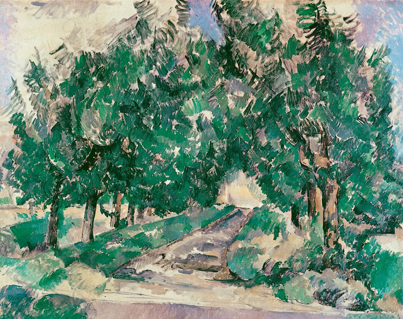 ทางเดินที่ Jas de Bouffan - Paul Cézanne