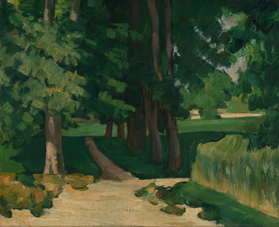 ทางเดินที่ Jas de Bouffan - Paul Cézanne