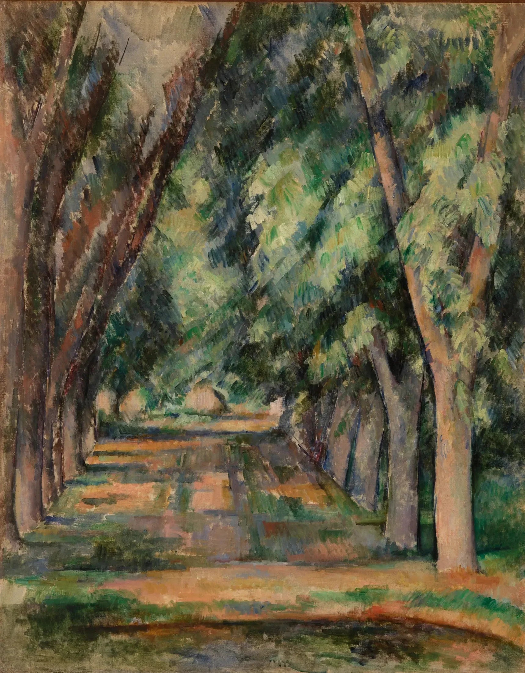 L'Allée des marronniers au Jas de Bouffan - Paul Cézanne image 1 copie de tableau peinte à la main