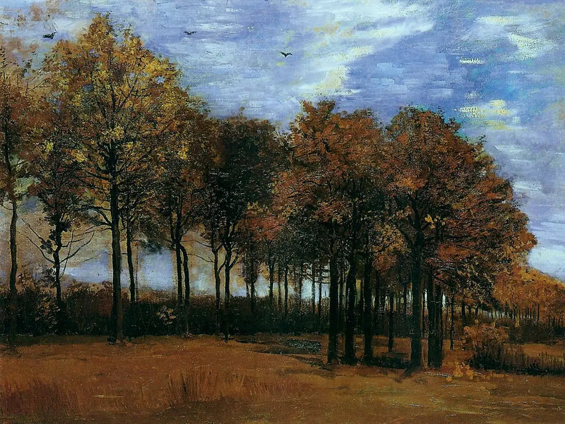 ถนนในฤดูใบไม้ร่วง - Vincent van Gogh