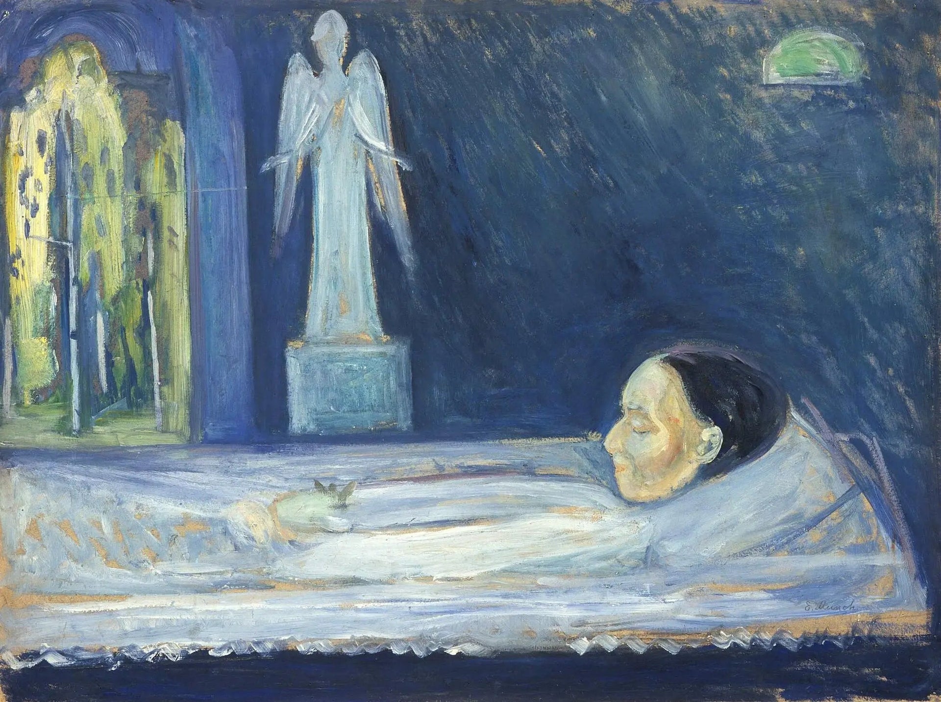 L'Ange de la mort - Edvard Munch image 1 reproduction réalisée par Alpha Reproduction