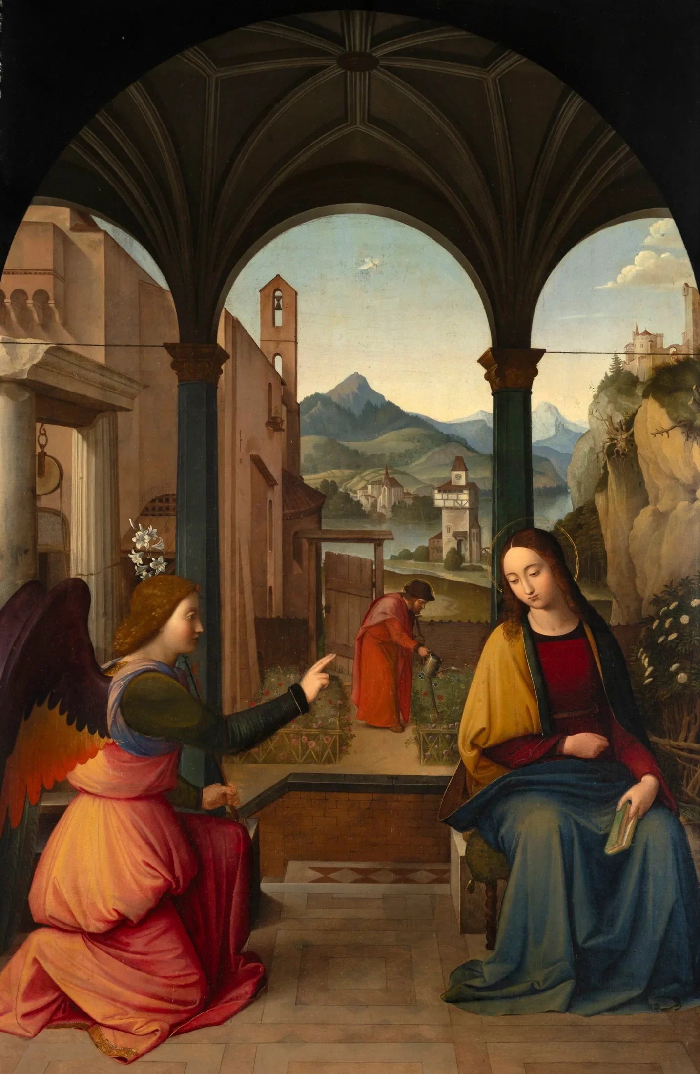 L'Annonciation - Johann Friedrich Overbeck image 1 reproduction de peinture à l’huile