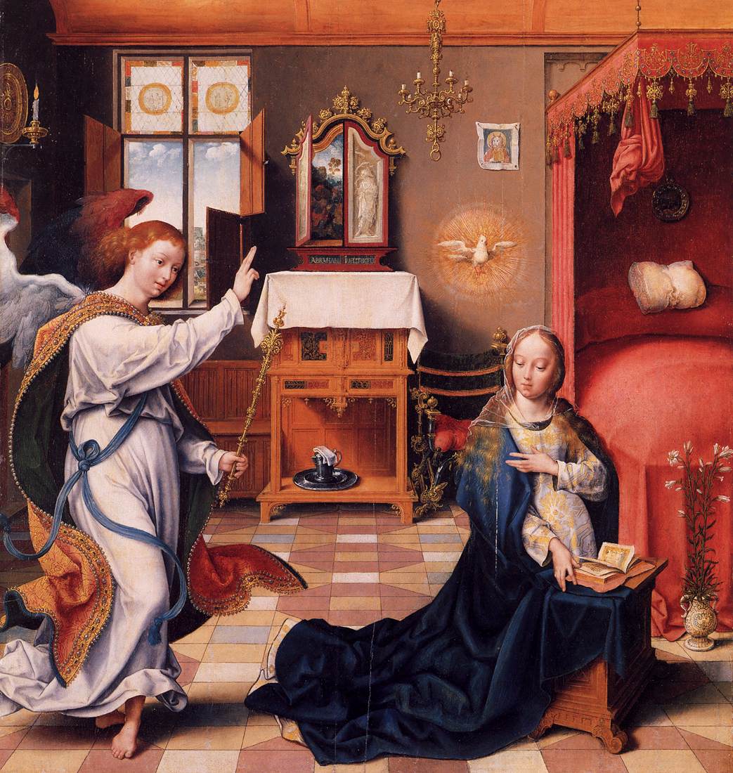 L’Annonciation. - Joos van Cleve - Alpha Reproduction