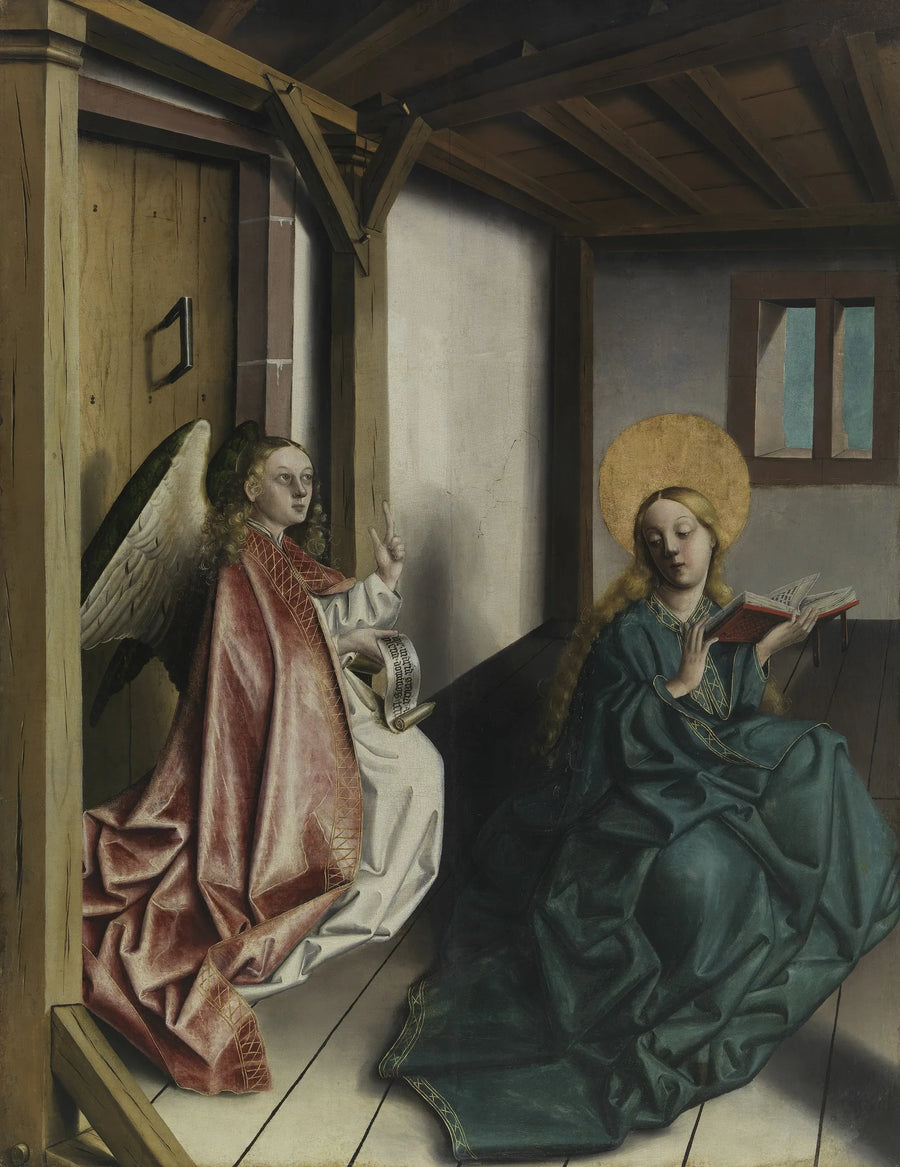 L'Annonciation - Konrad Witz image 1 reproduction de peinture à l’huile