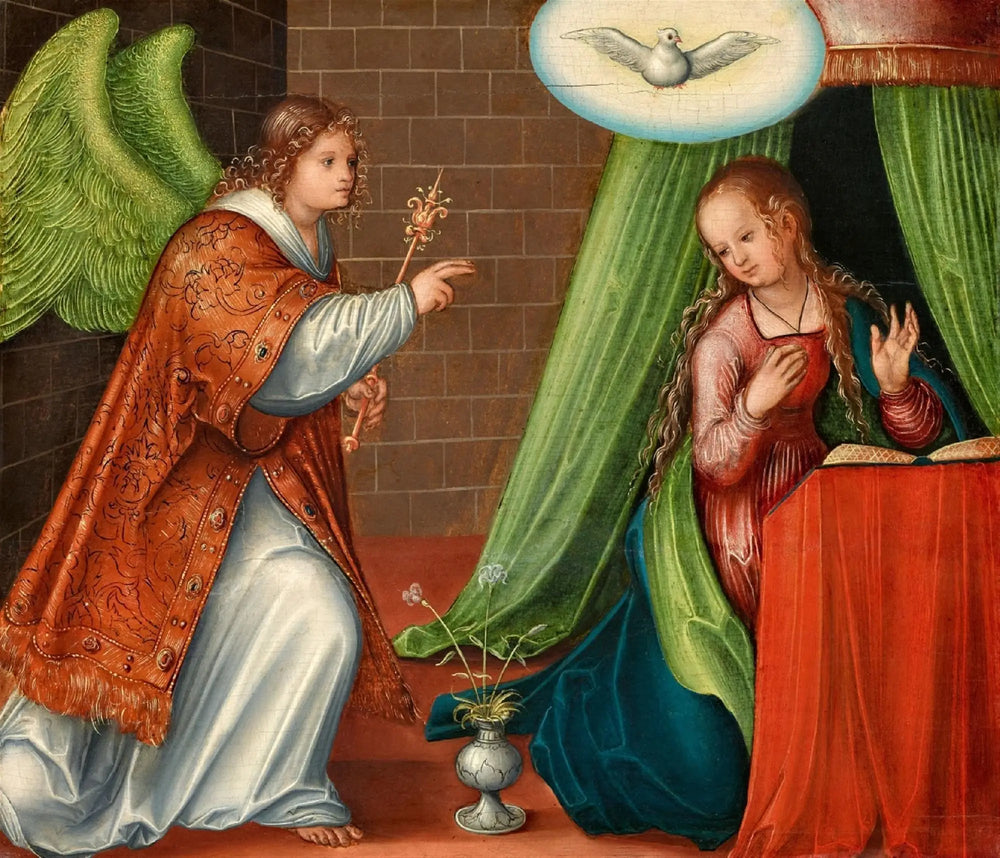 L’Annonciation - Lucas Cranach the Elder - Alpha Reproduction