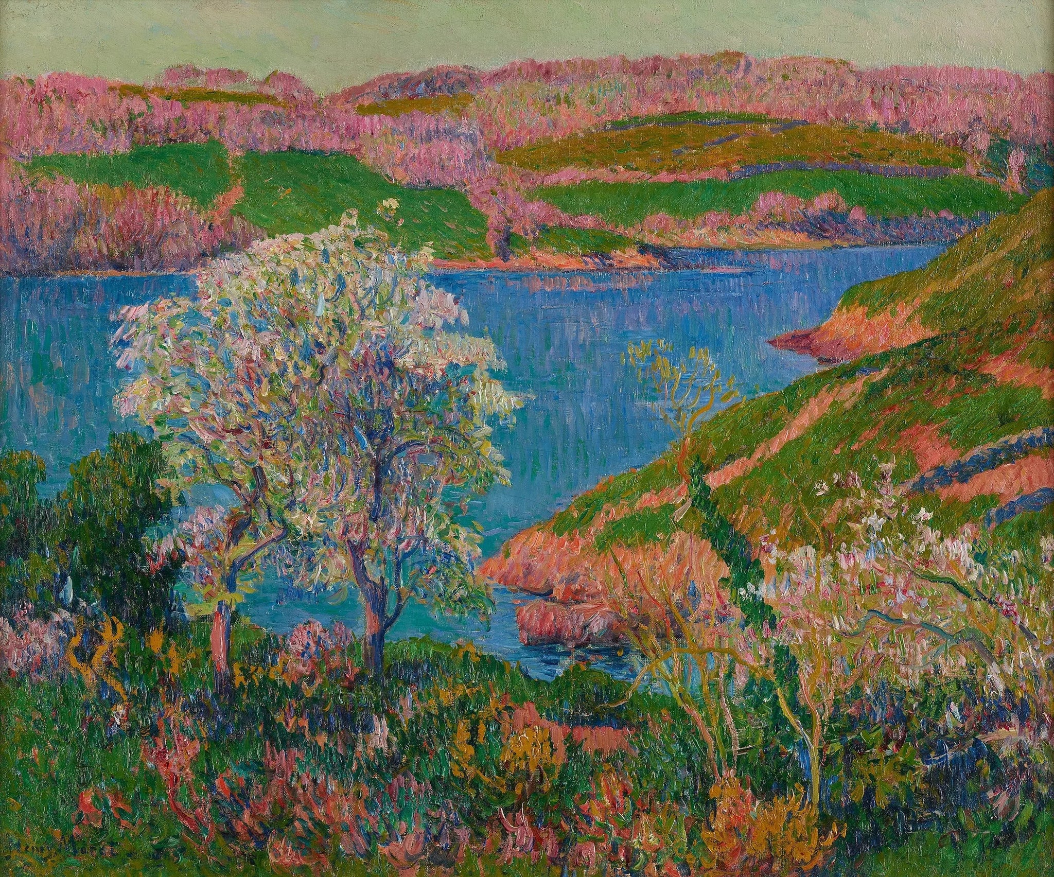 L'Anse du Goulineau - Henry Moret image 1 reproduction artisanale de tableau