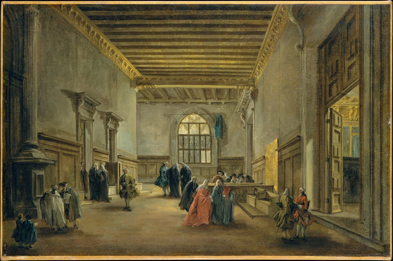 ห้องรับแขกของ Sala del Maggior Consiglio - ฟรานเชสโก กัวร์ดี