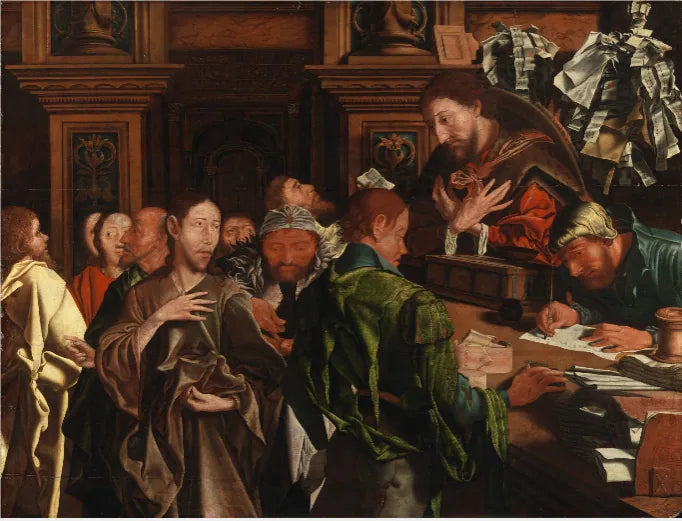 เสียงเรียกของนักบุญแมทธิว - Marinus van Reymerswale