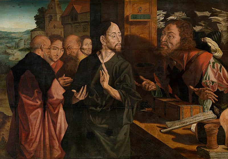 เสียงเรียกของนักบุญแมทธิว - Marinus van Reymerswale