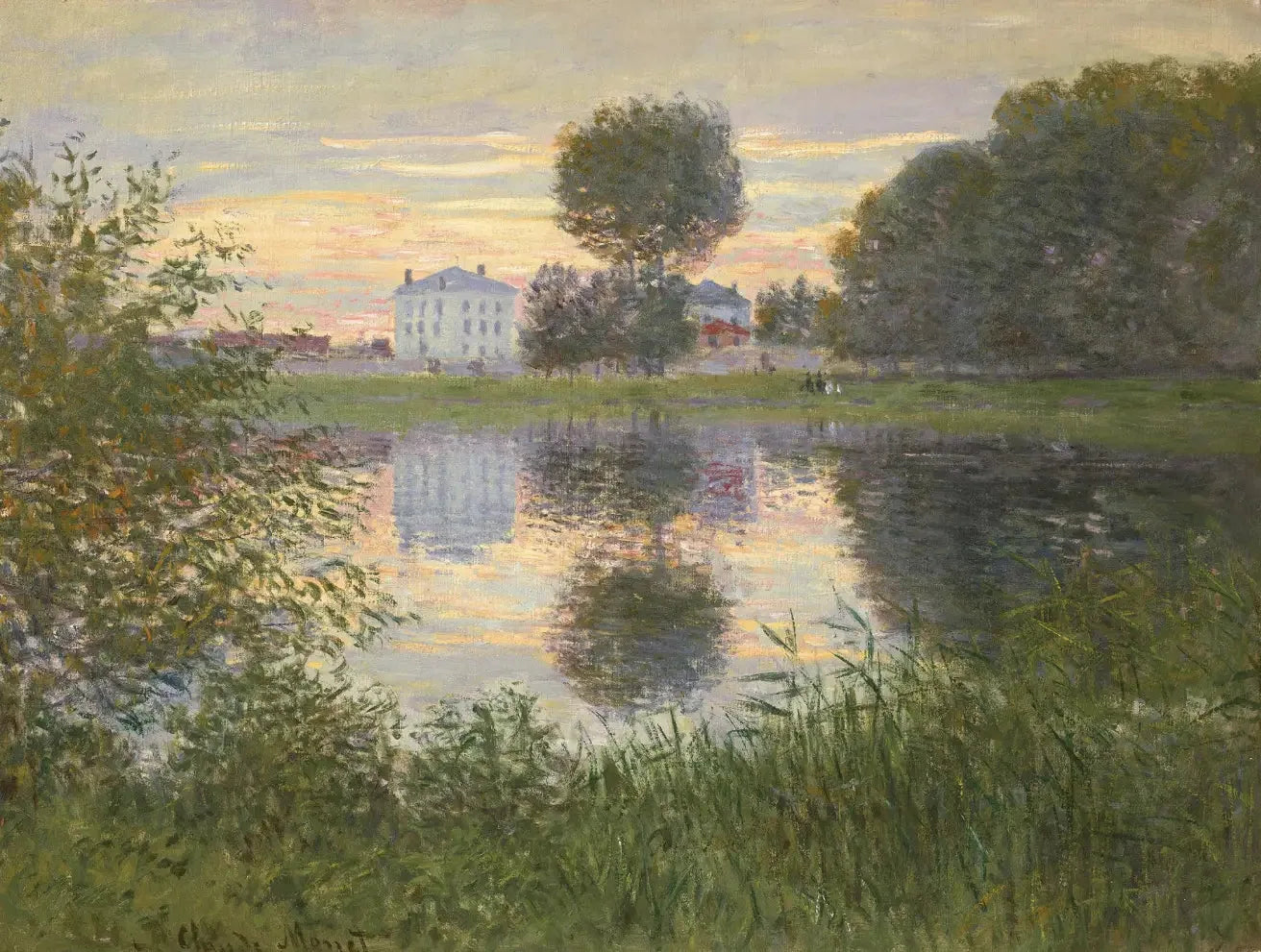 L'arbre en boule, Argenteuil - Claude Monet image 1 copie peinte à la main à l’huile