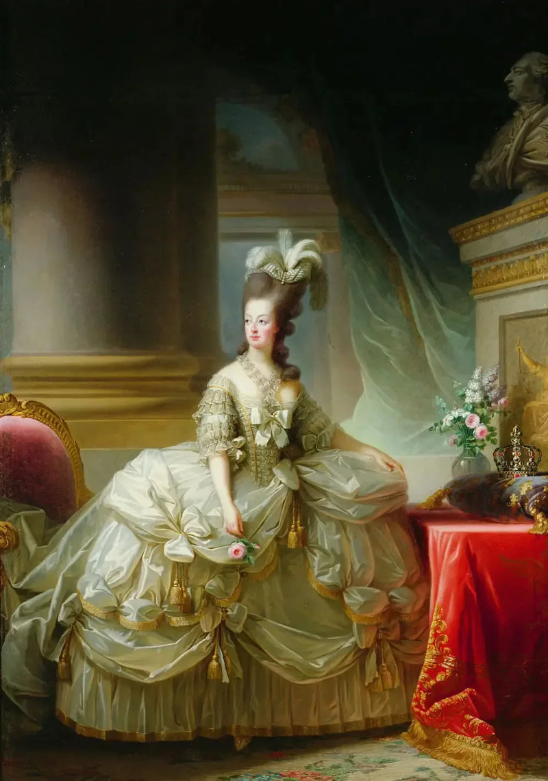 เจ้าหญิงอาร์คีดูเชส Marie-Antoinette, พระราชินีแห่งฝรั่งเศส (1755-1793) - เอลิซาเบธ วิเก่ เลอบรุน