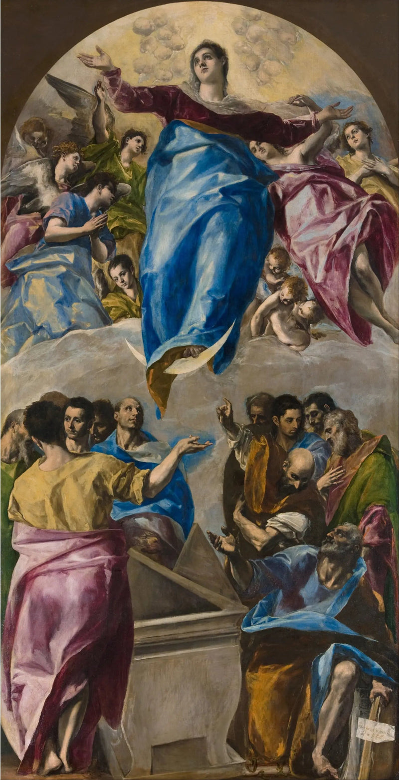 L'Assomption de la Vierge - El Greco
การขึ้นสวรรค์ของพระแม่มารี - เอล เกรโก