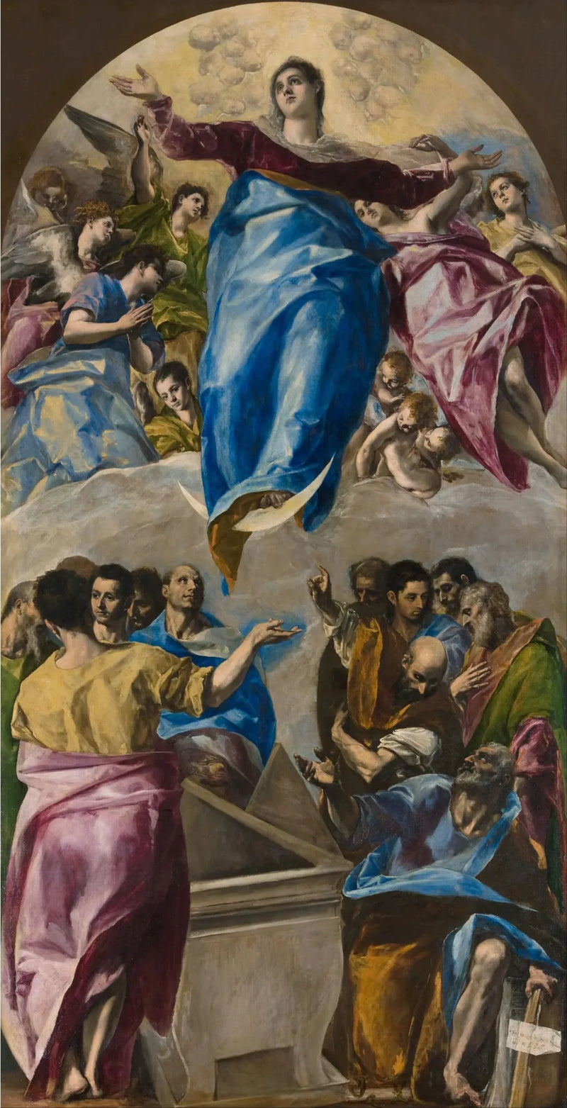 L'Assomption de la Vierge - El Greco
การขึ้นสวรรค์ของพระแม่มารี - เอล เกรโก