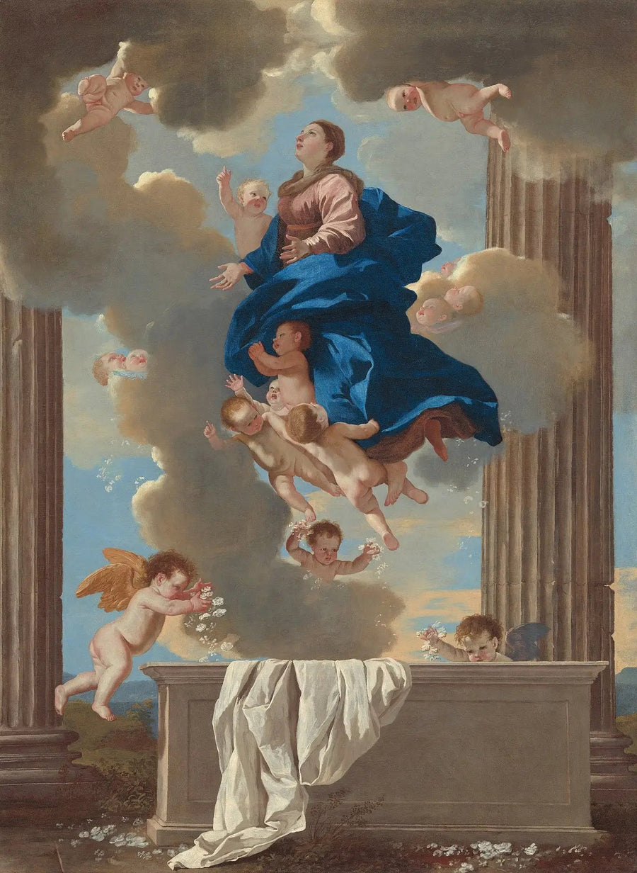 การขึ้นสวรรค์ของพระแม่มารี - Nicolas Poussin
