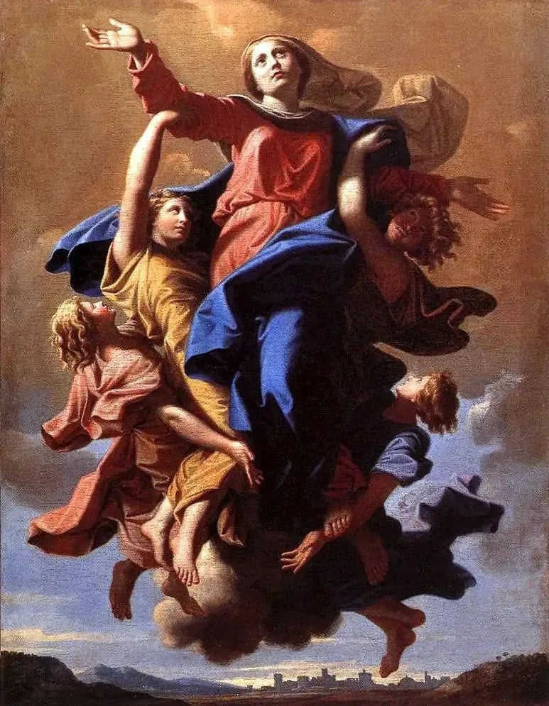 การขึ้นสวรรค์ของพระแม่มารี - Nicolas Poussin