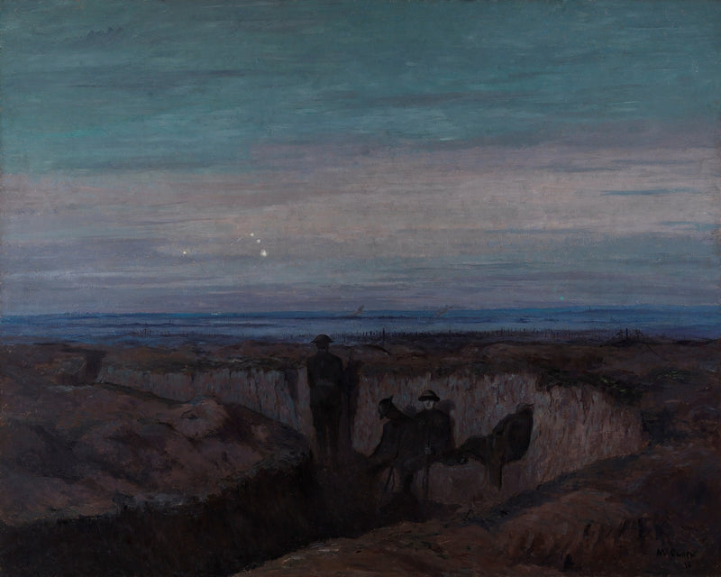 L'aube sur la fosse de l'Ouse - Maurice Galbraith Cullen