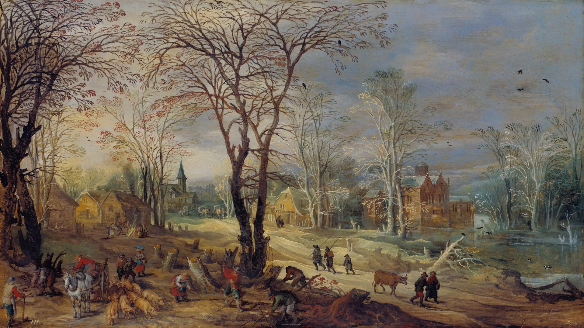 L'automne - Jan Brueghel l'Ancien image 1 reproduction réalisée par Alpha Reproduction