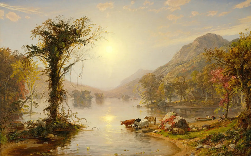 ฤดูใบไม้ร่วงบนทะเลสาบกรีนวูด - แจสเปอร์ ฟรานซิส ครอปซีย์