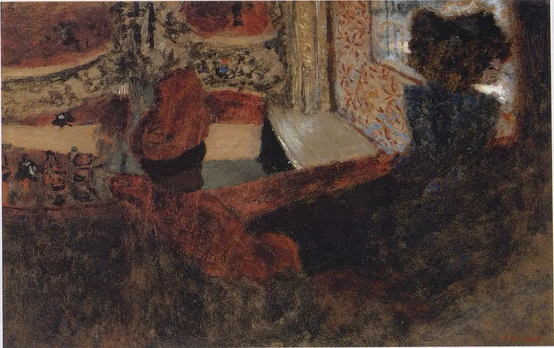 ฉากหน้าในโรงละครอองแต็ง - Édouard Vuillard