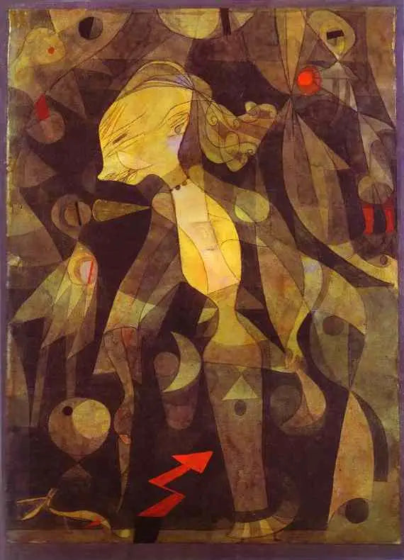 L'aventure d'une jeune femme - Paul Klee image 1 reproduction réalisée par Alpha Reproduction