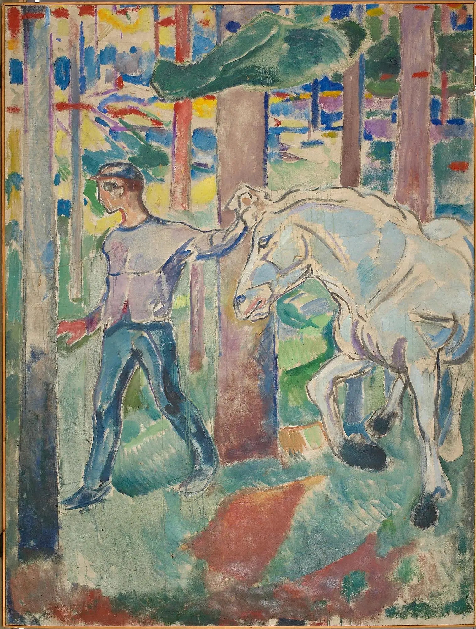 L'Éclaireur - Edvard Munch image 1 copie de tableau peinte à la main