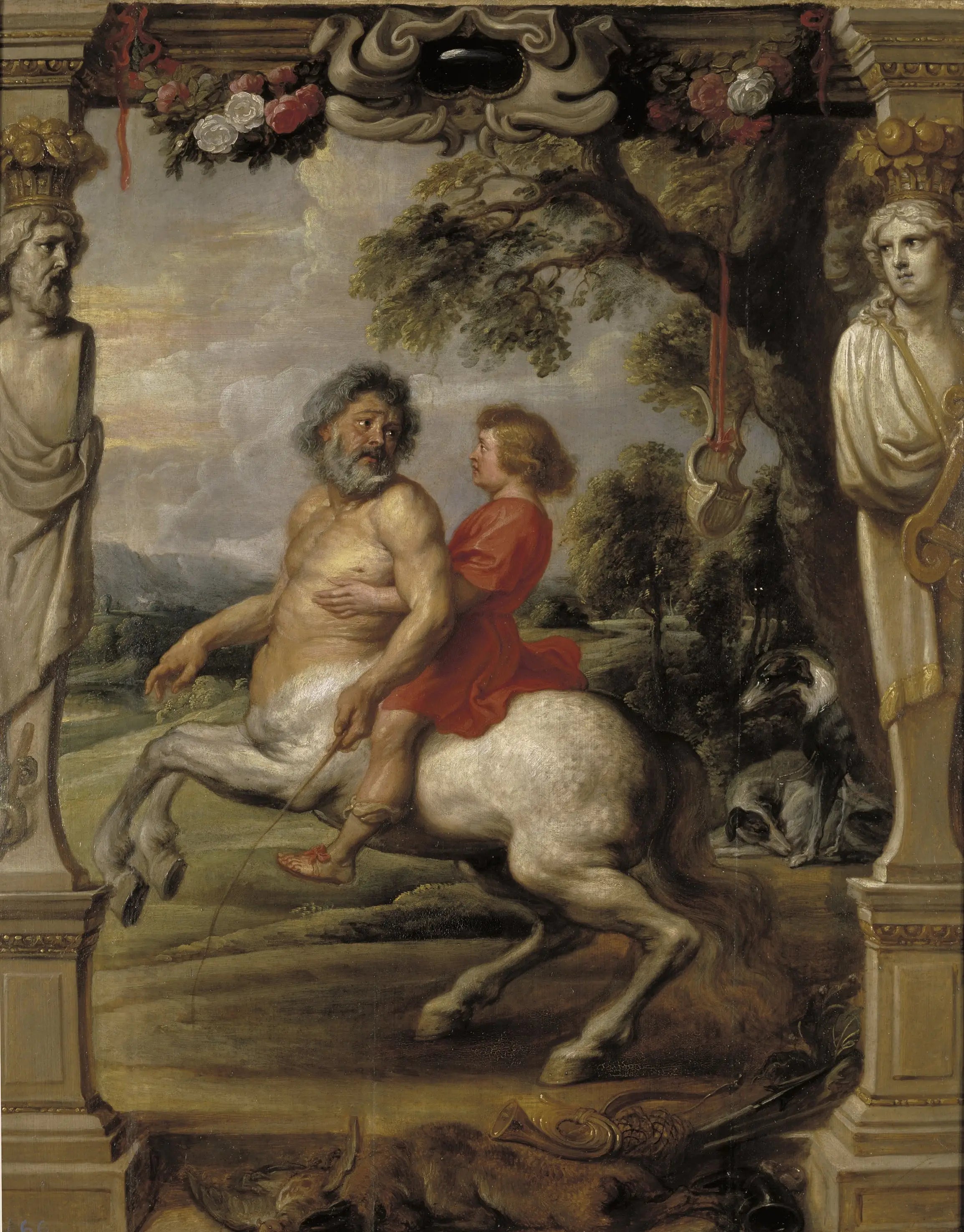 L'Éducation d'Achille - Peter Paul Rubens image 1 tableau peint à l’huile sur toile