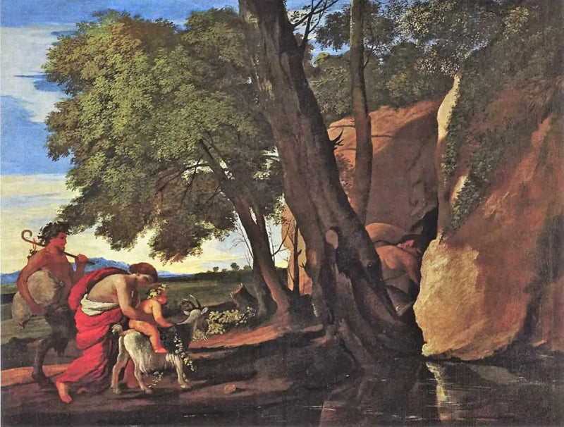 วัยเด็กของแบคคัส - Nicolas Poussin
