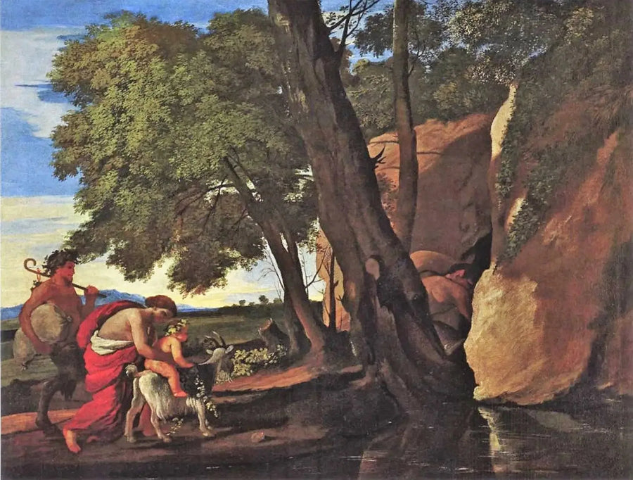วัยเด็กของแบคคัส - Nicolas Poussin