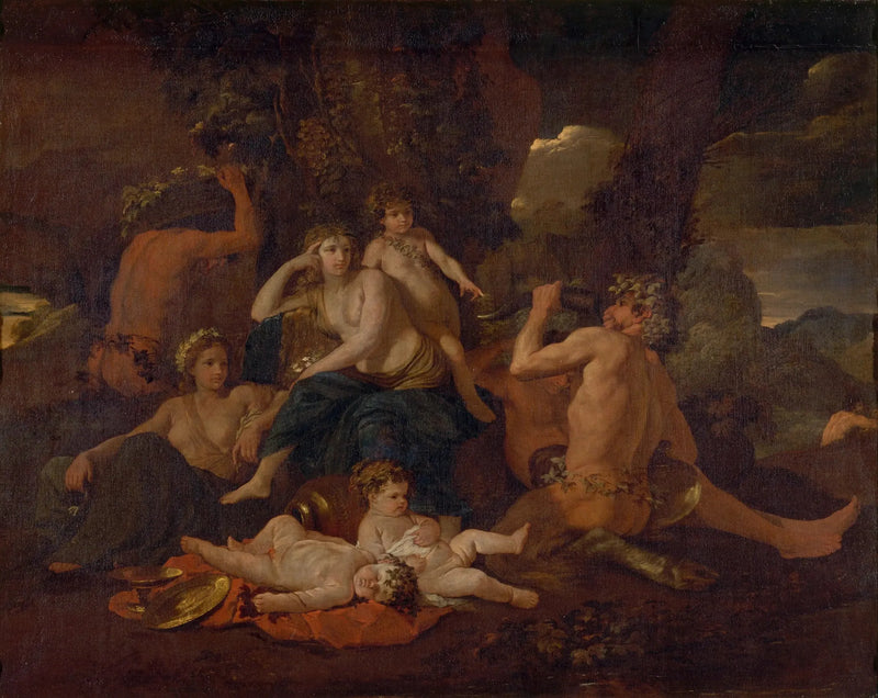 วัยเด็กของแบคคัส - Nicolas Poussin