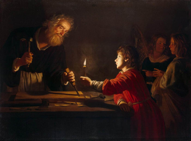 วัยเด็กของพระคริสต์ - Gerrit van Honthorst