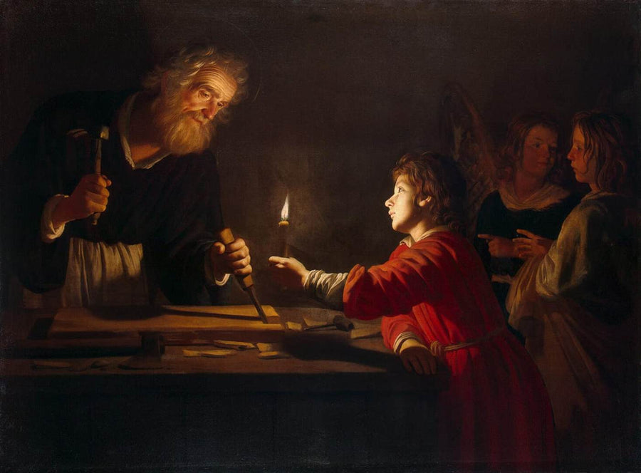 วัยเด็กของพระคริสต์ - Gerrit van Honthorst