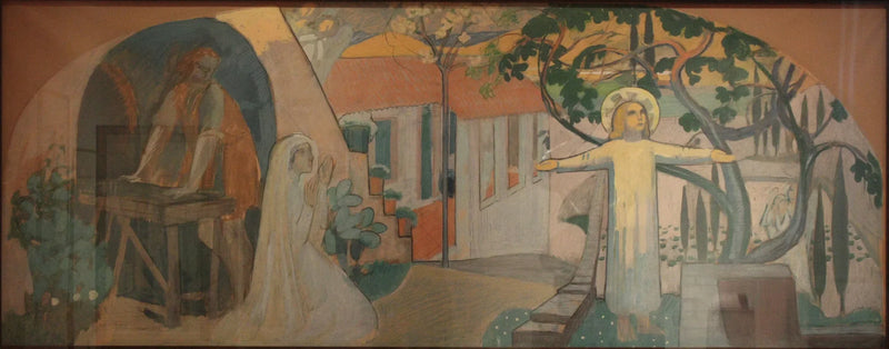L'Enfance du Christ - Maurice Denis
เด็กในวัยเด็กของพระคริสต์ - มอริซ เดนิส