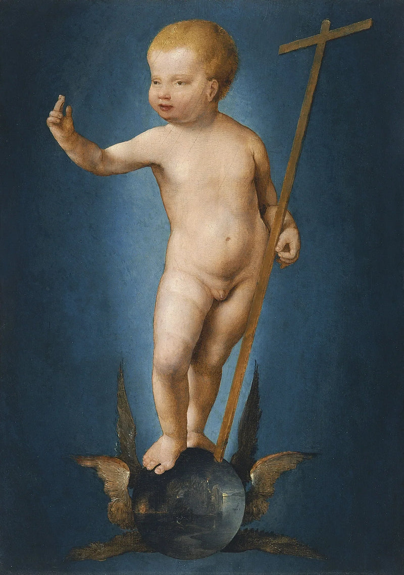 เด็กพระเยซูบนลูกโลกโลก - Joos van Cleve