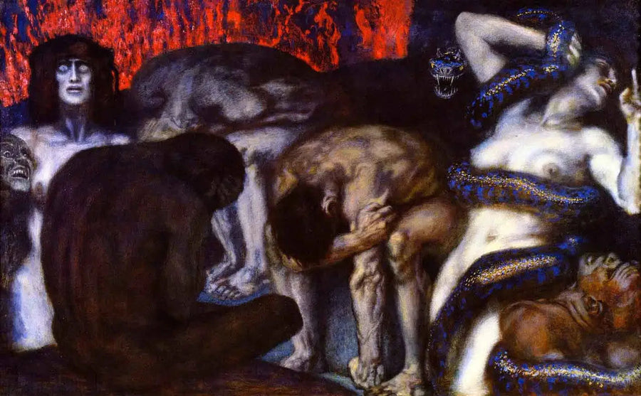 "L'Enfer - Franz Von Stuck"