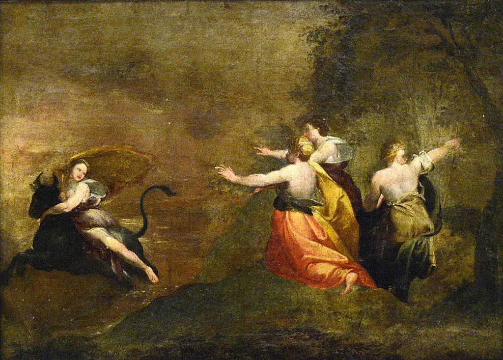 L'Enlèvement d'Europe - Francisco de Goya image 1 copie de tableau peinte à la main